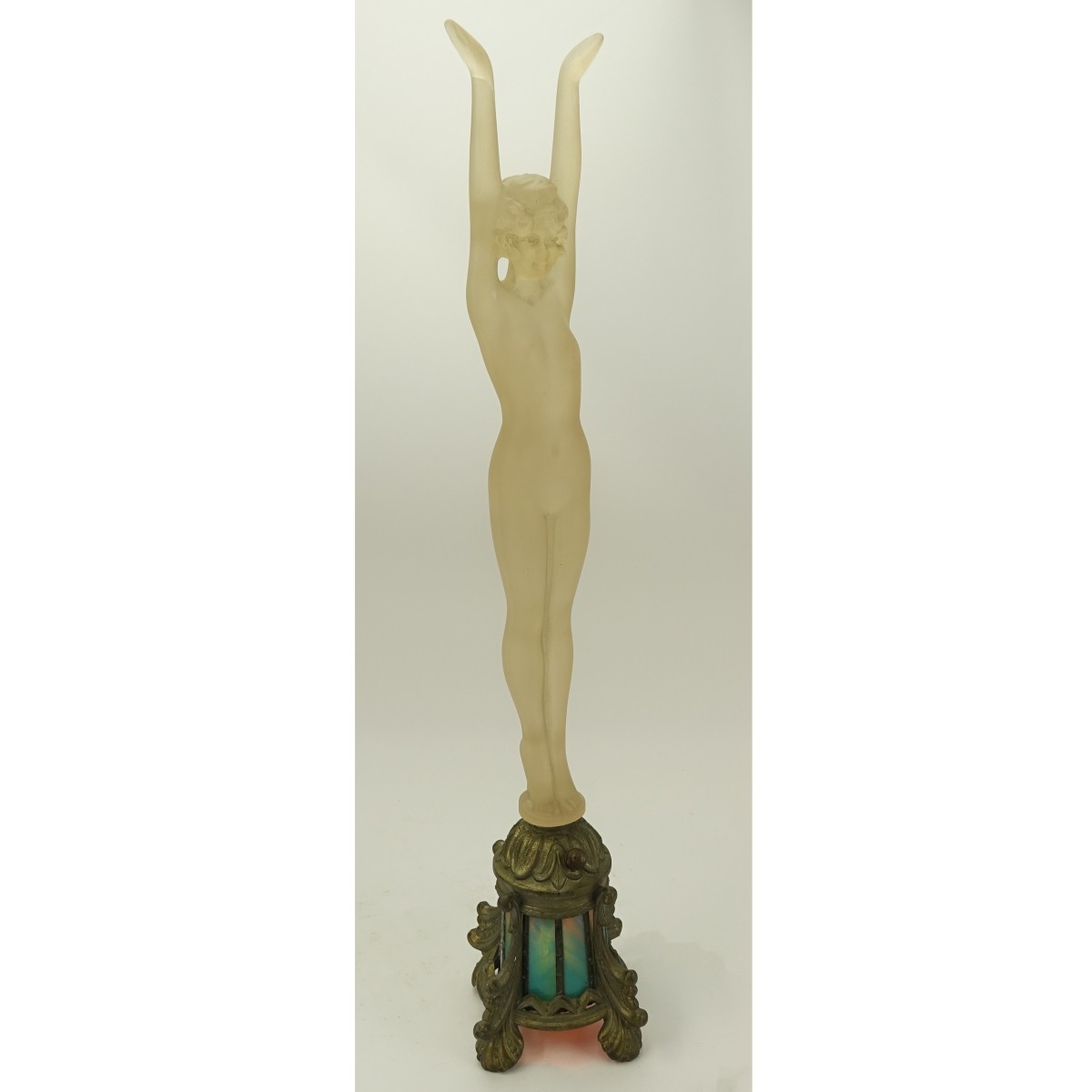 Art Deco Nude Lady Lamp