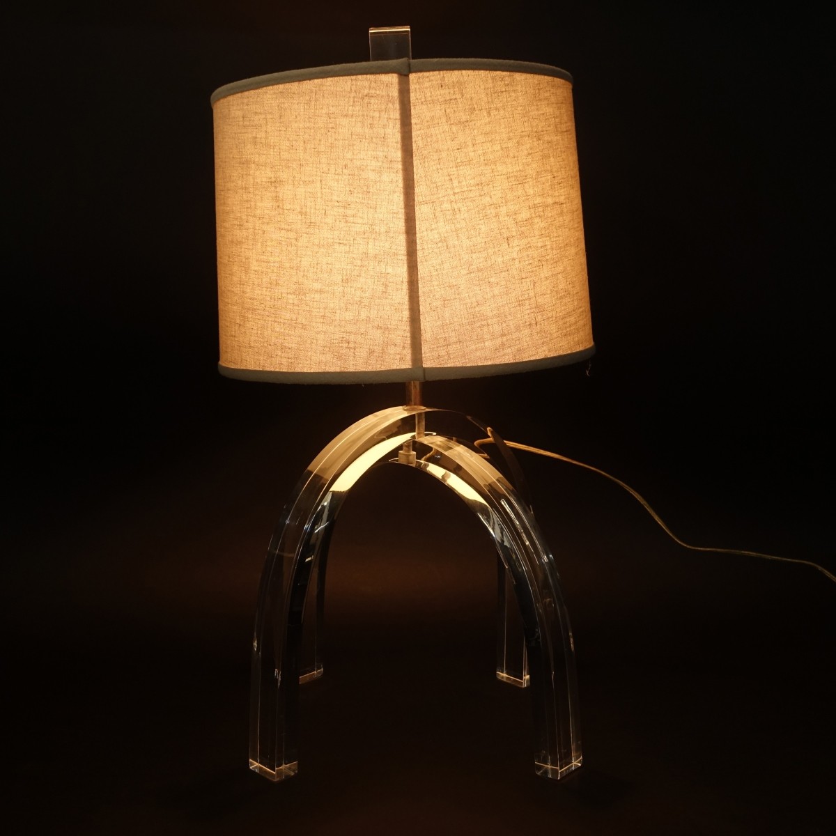After: Shirley Ritts Lucite Footed Lamp