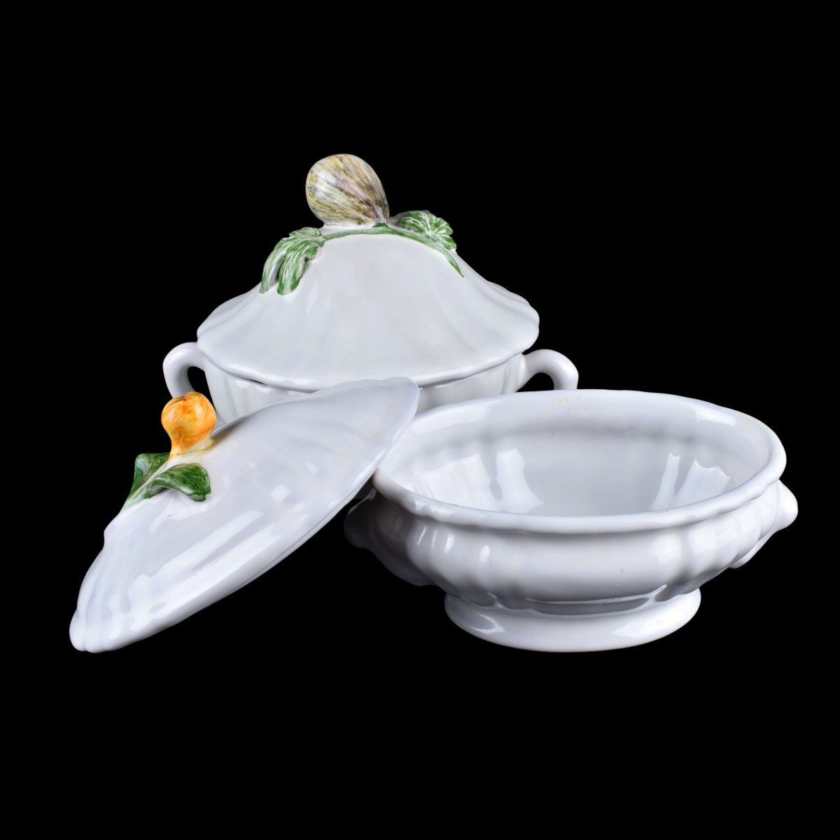 Moustiers French Faience Tureen Set