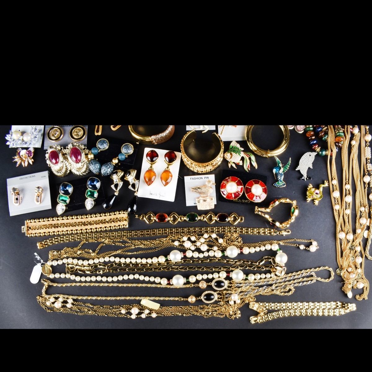 Large Collection of Retro Costume Jewelry