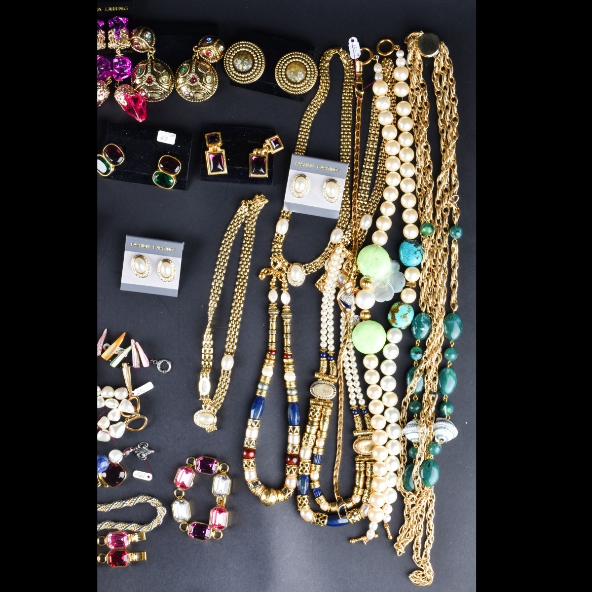 Large Collection of Retro Costume Jewelry