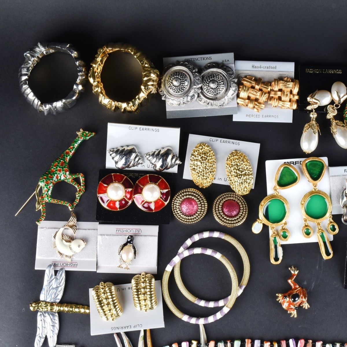 Large Collection of Retro Costume Jewelry