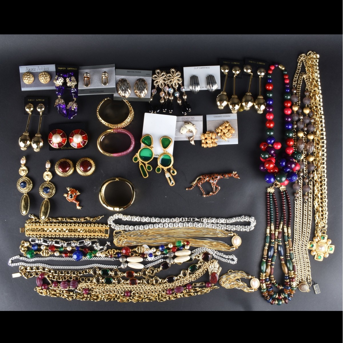 Large Collection of Retro Costume Jewelry