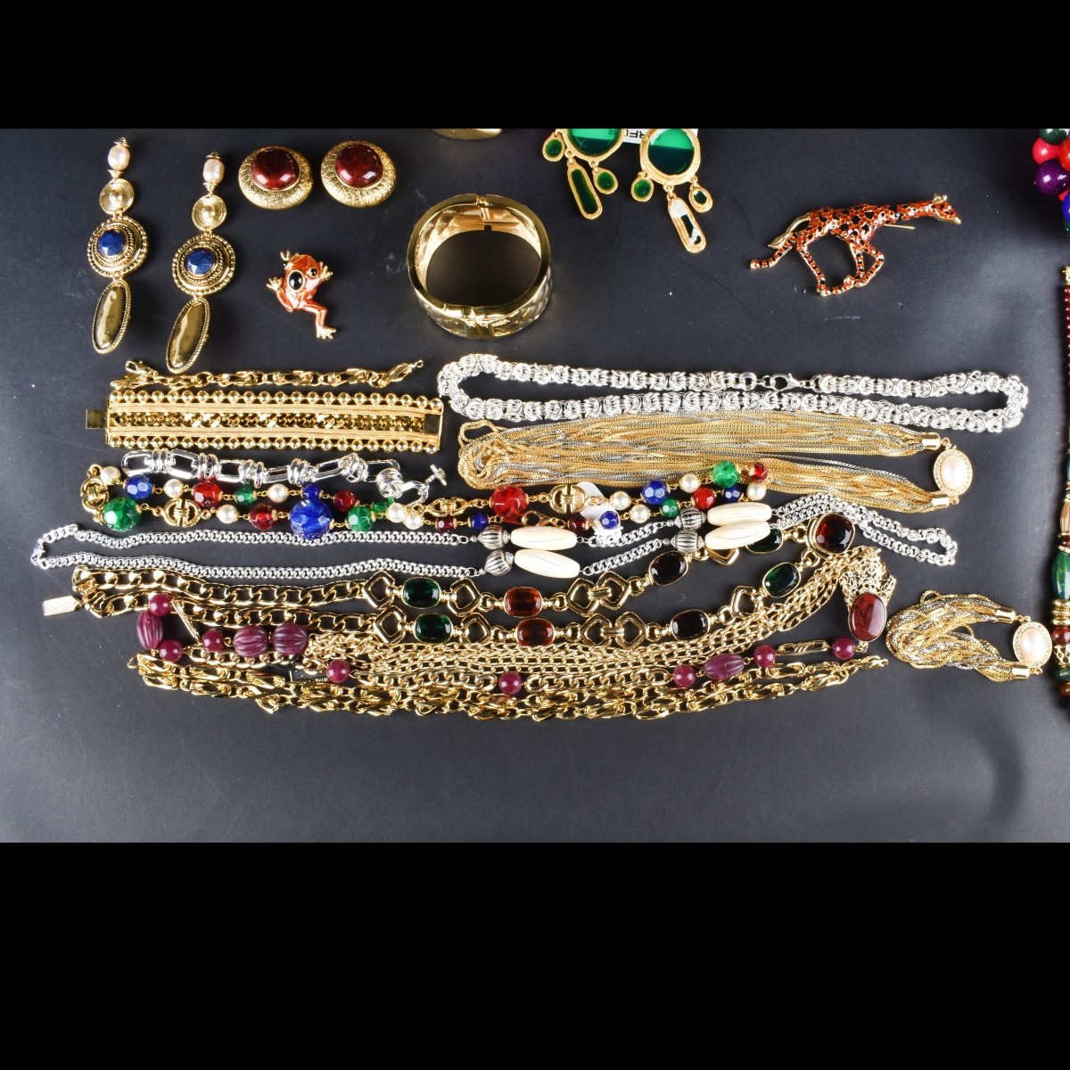 Large Collection of Retro Costume Jewelry