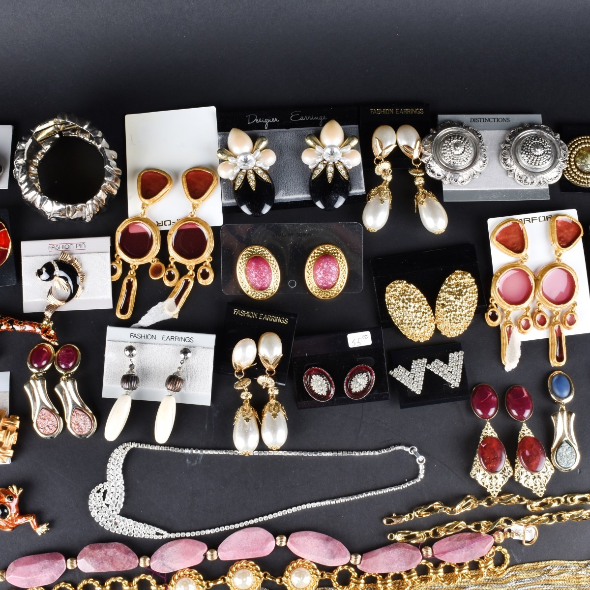 Large Collection of Retro Costume Jewelry