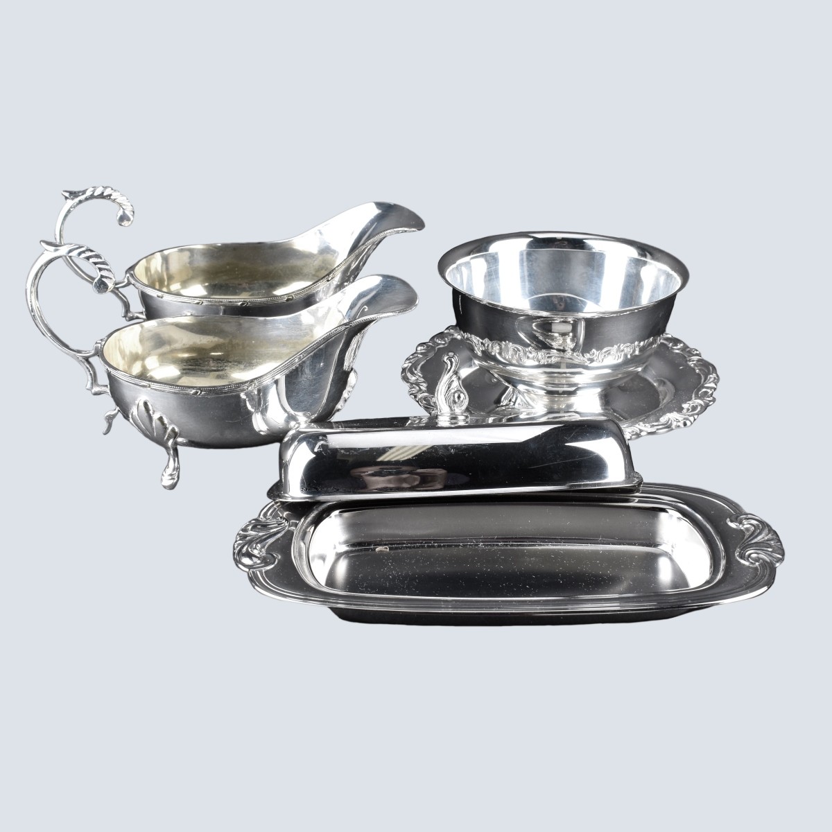 Premium Silver Plate Holloware Lot