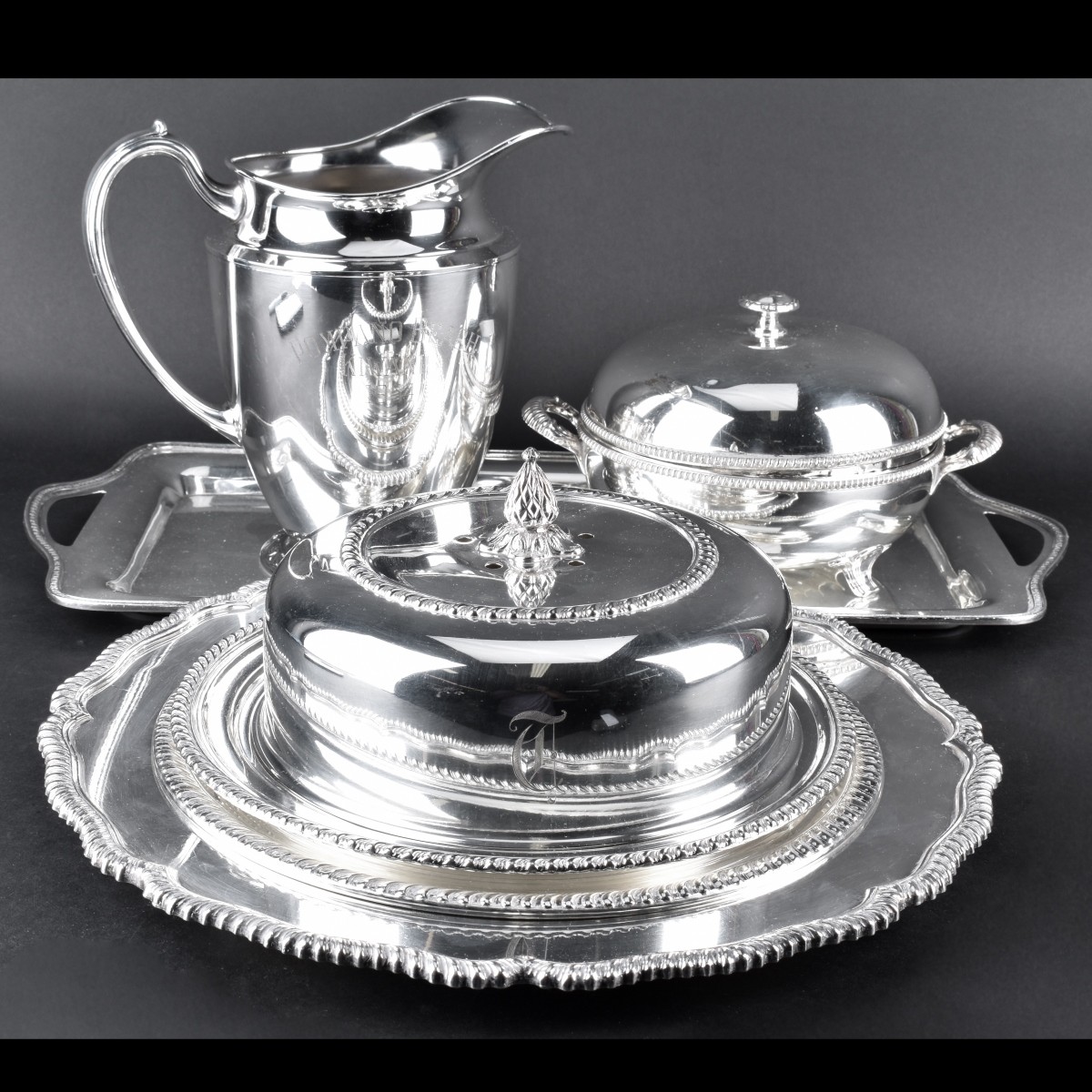 Premium Silver Plate Holloware Lot