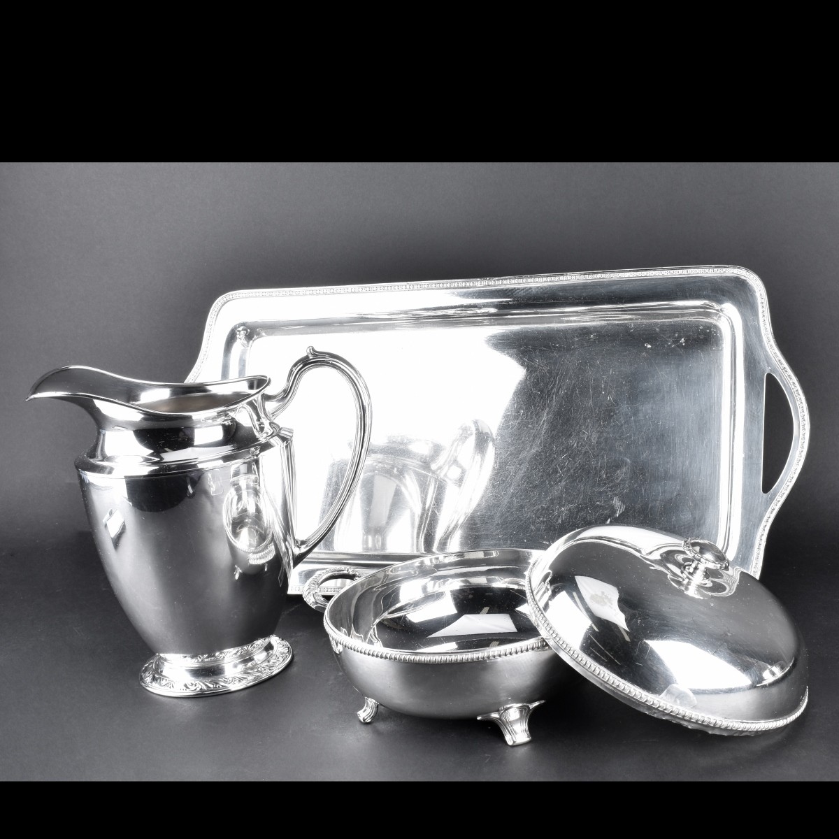 Premium Silver Plate Holloware Lot