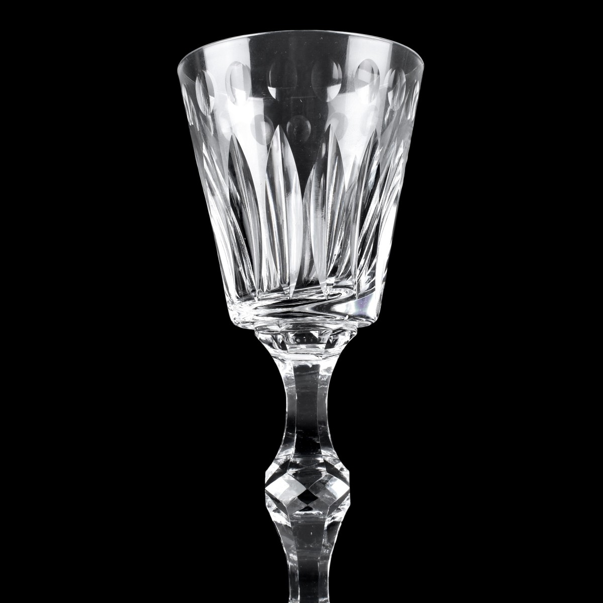 Hawkes "St. George" Crystal Claret Wine Glasses