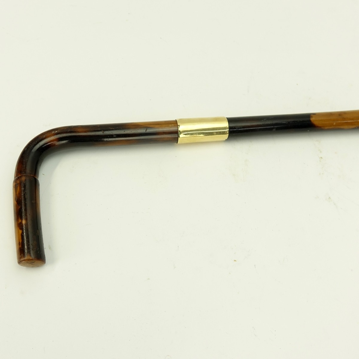 Antique Sword Cane With Gold Collar