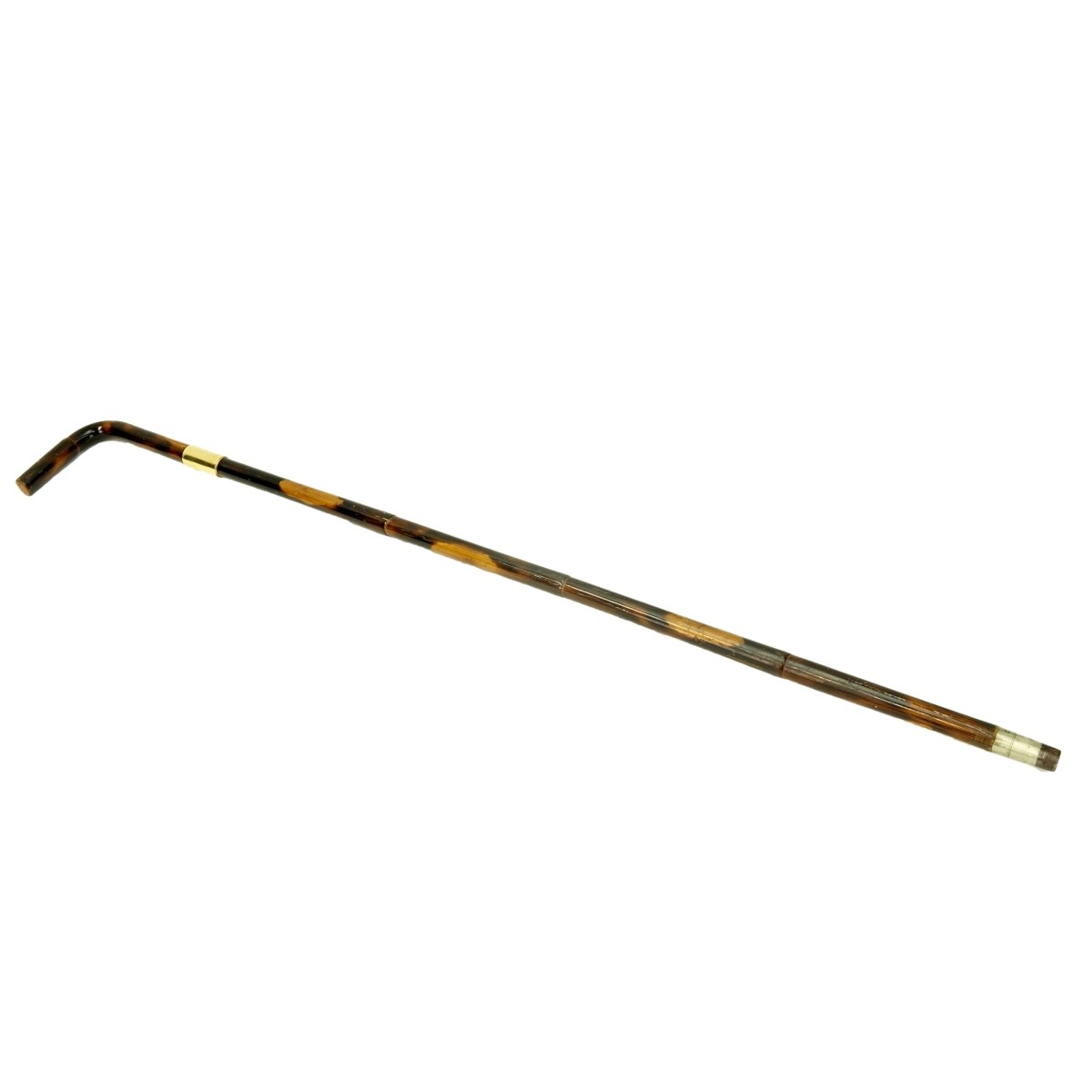 Antique Sword Cane With Gold Collar