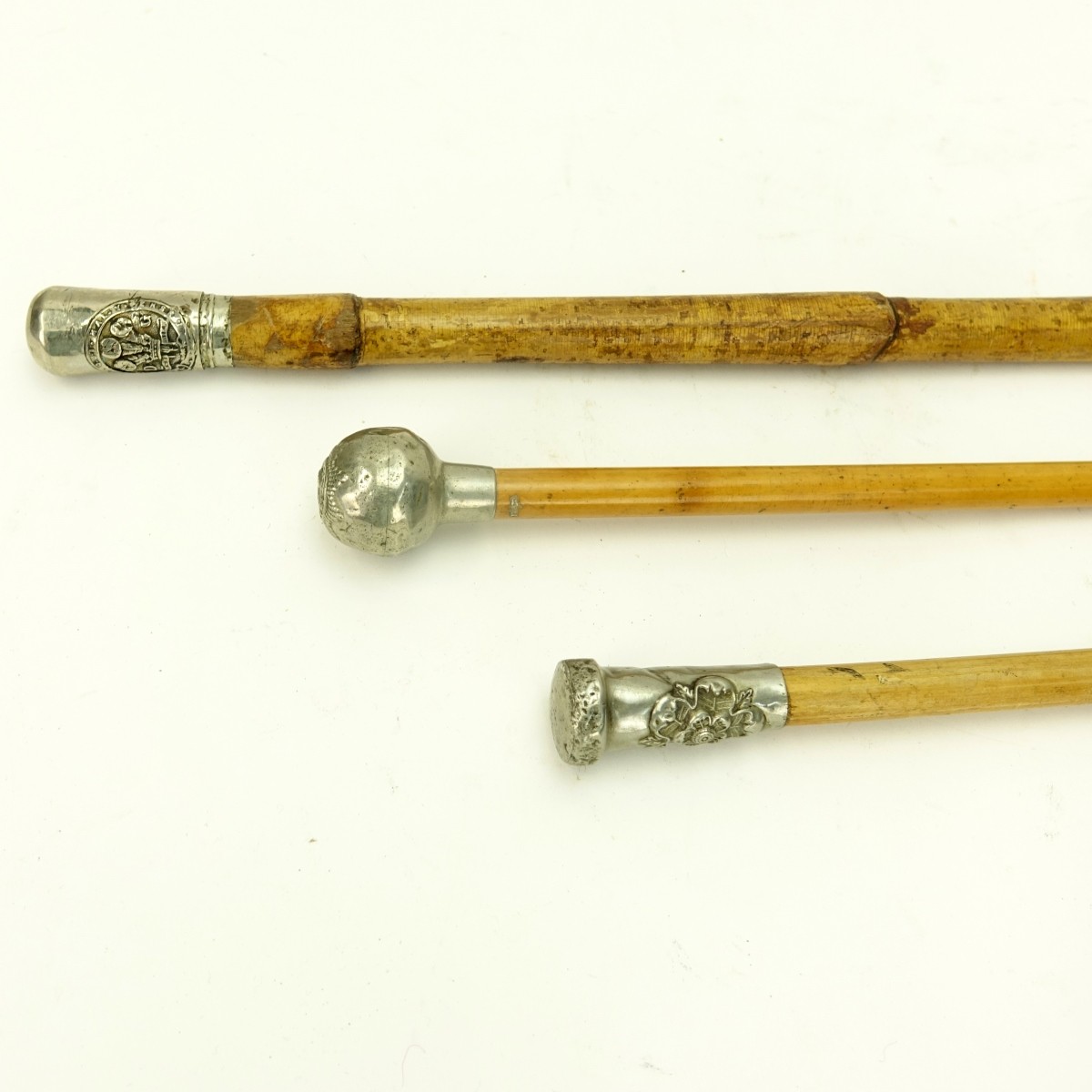 3 Bamboo Walking Sticks