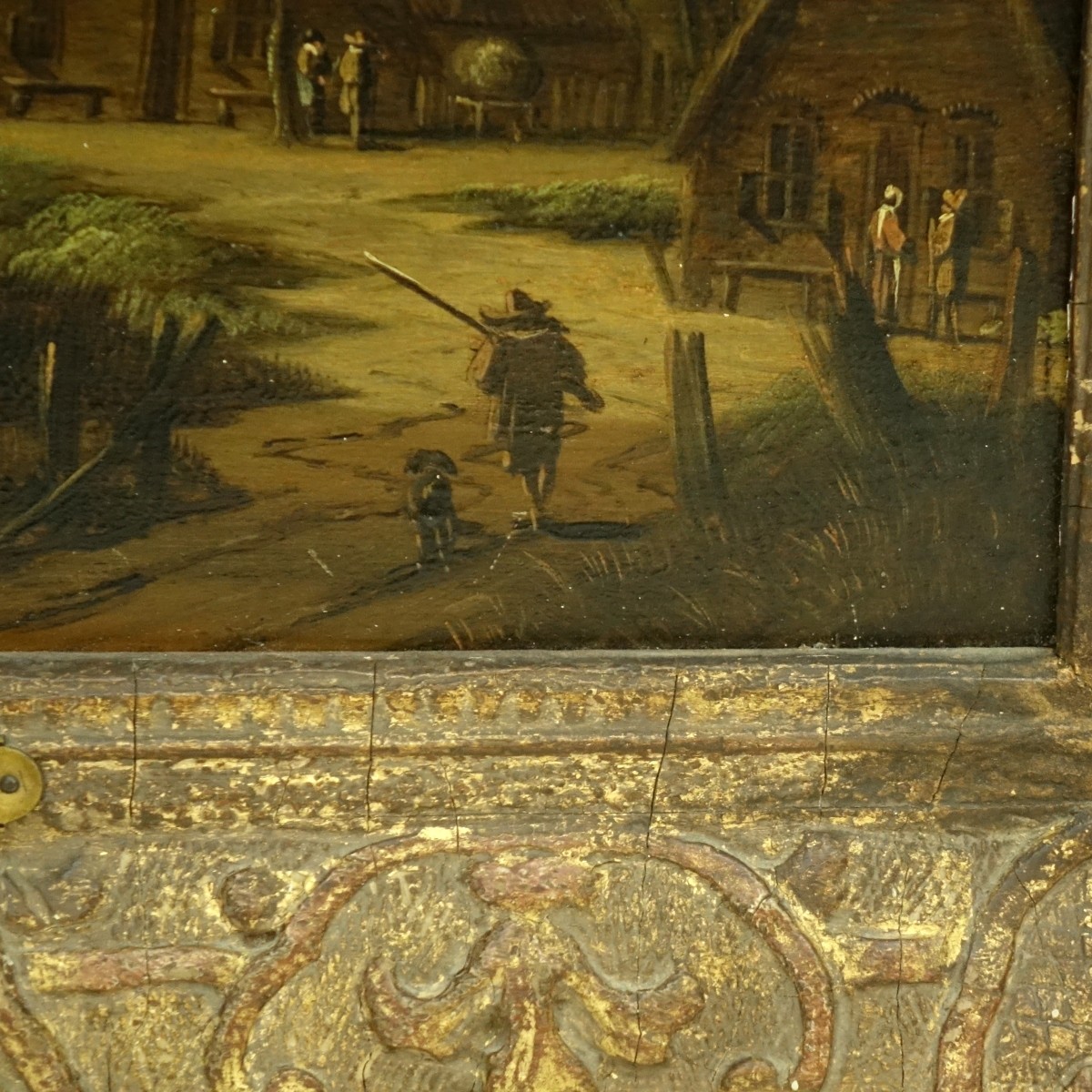Jan Meerhout (1630-1677) Oil on Panel
