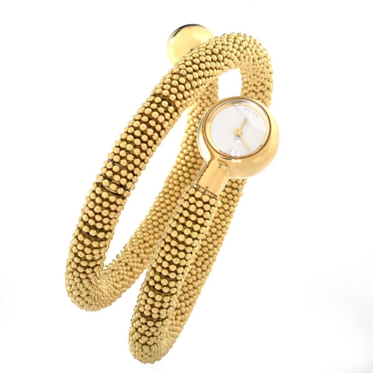 Vintage VCA Spiral Cuff Bangle Watch