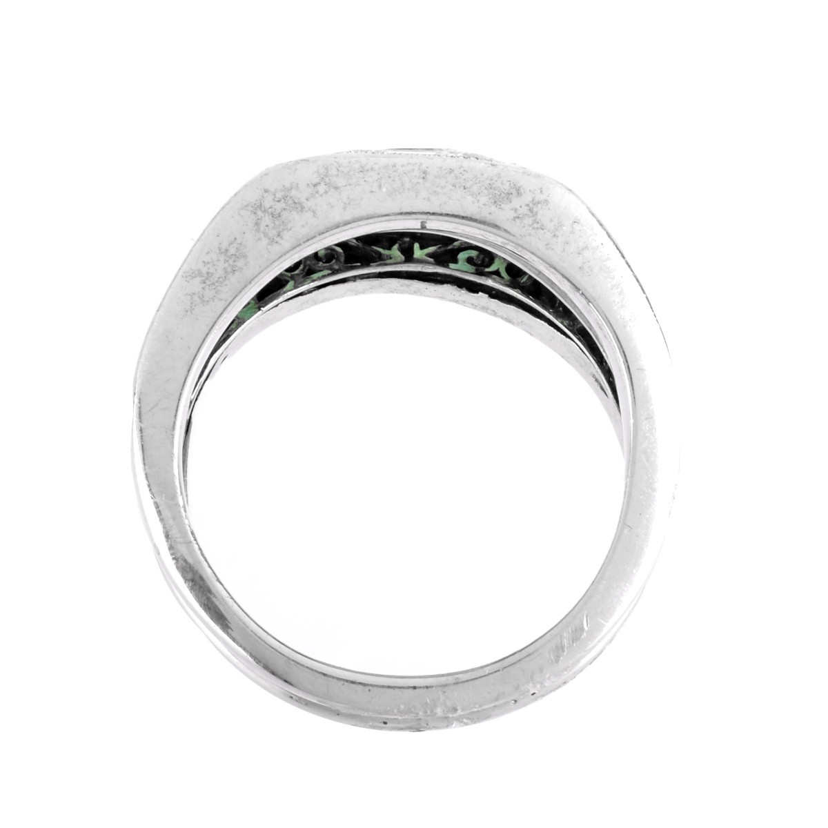 Man's 2.02ct Diamond and Platinum Ring