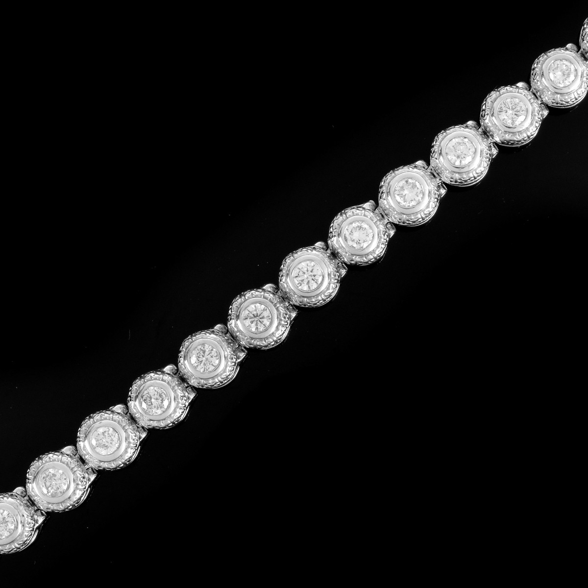 4.50ct TW Diamond and 14K Bracelet