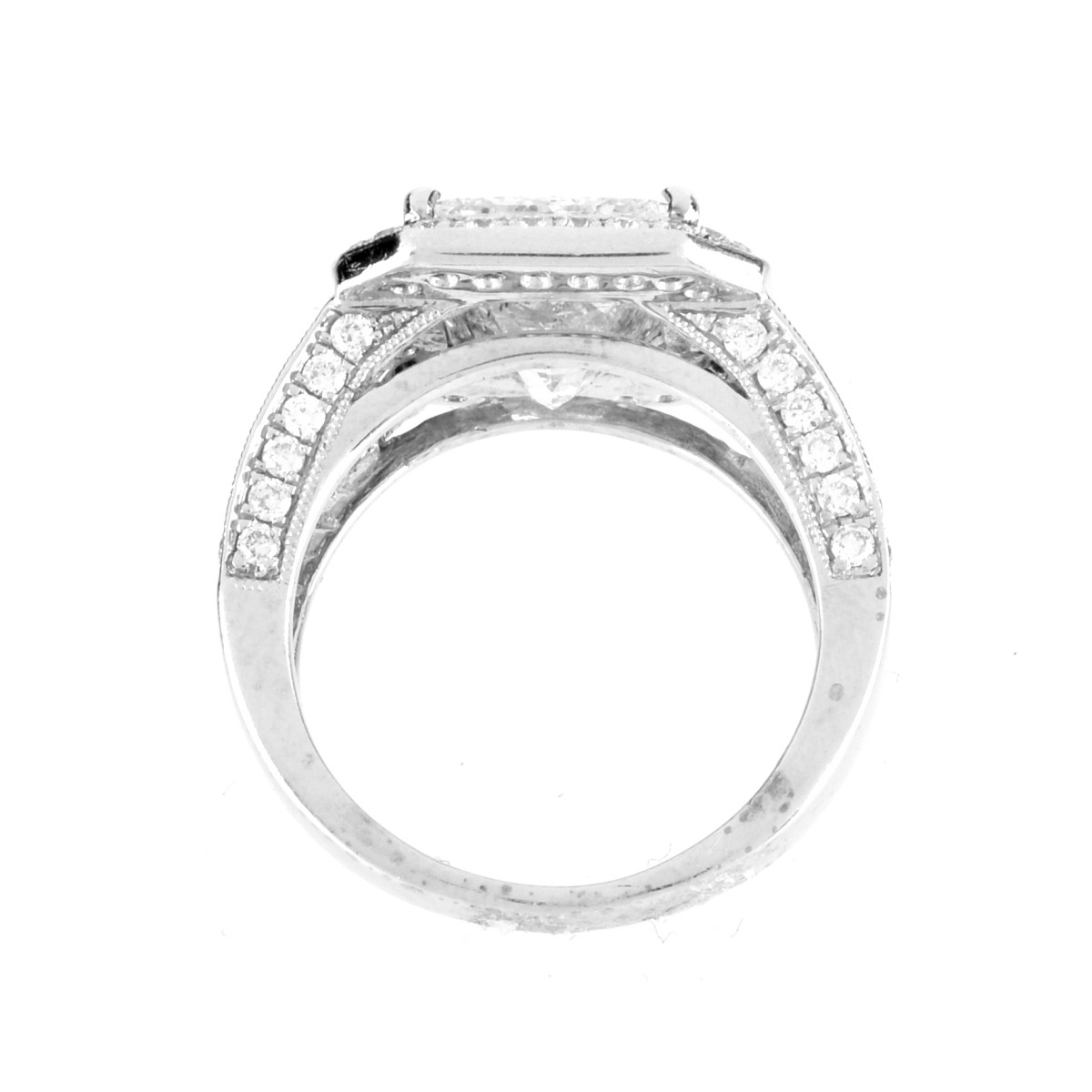 5.54ct TW Diamond and 14K Gold Ring
