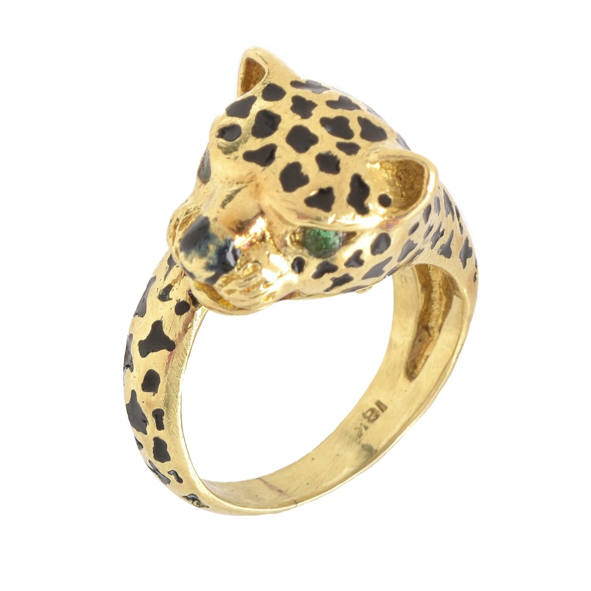 Cartier style 18K Ring | Kodner Auctions
