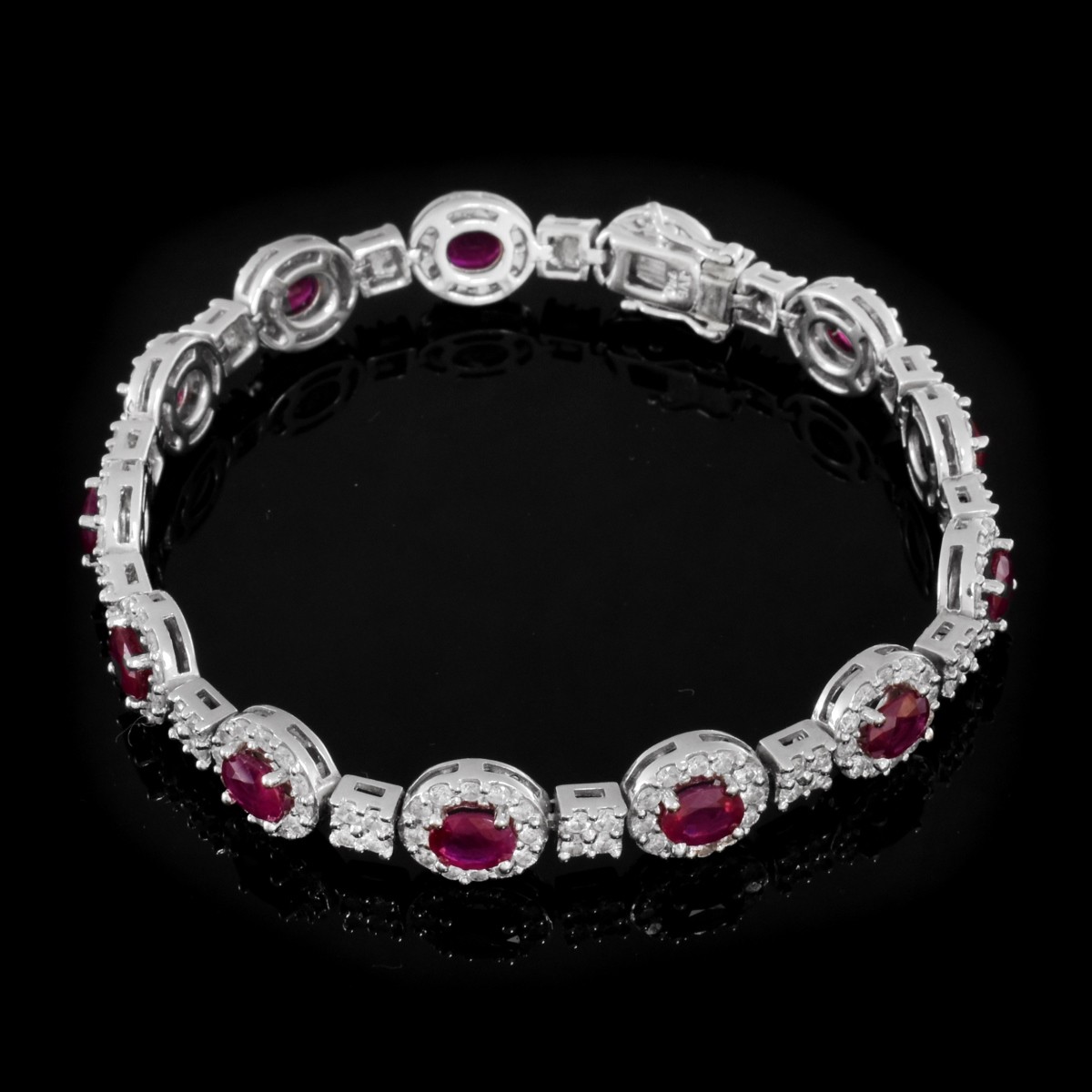 Ruby, Diamond and 18K Bracelet