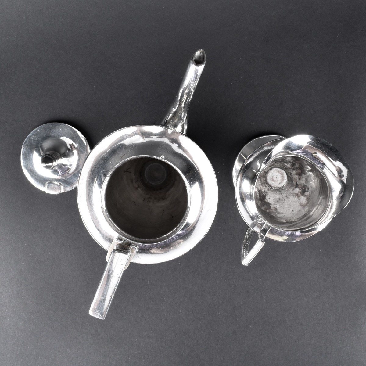 Sanborns Silver Coffee & Creamer Set