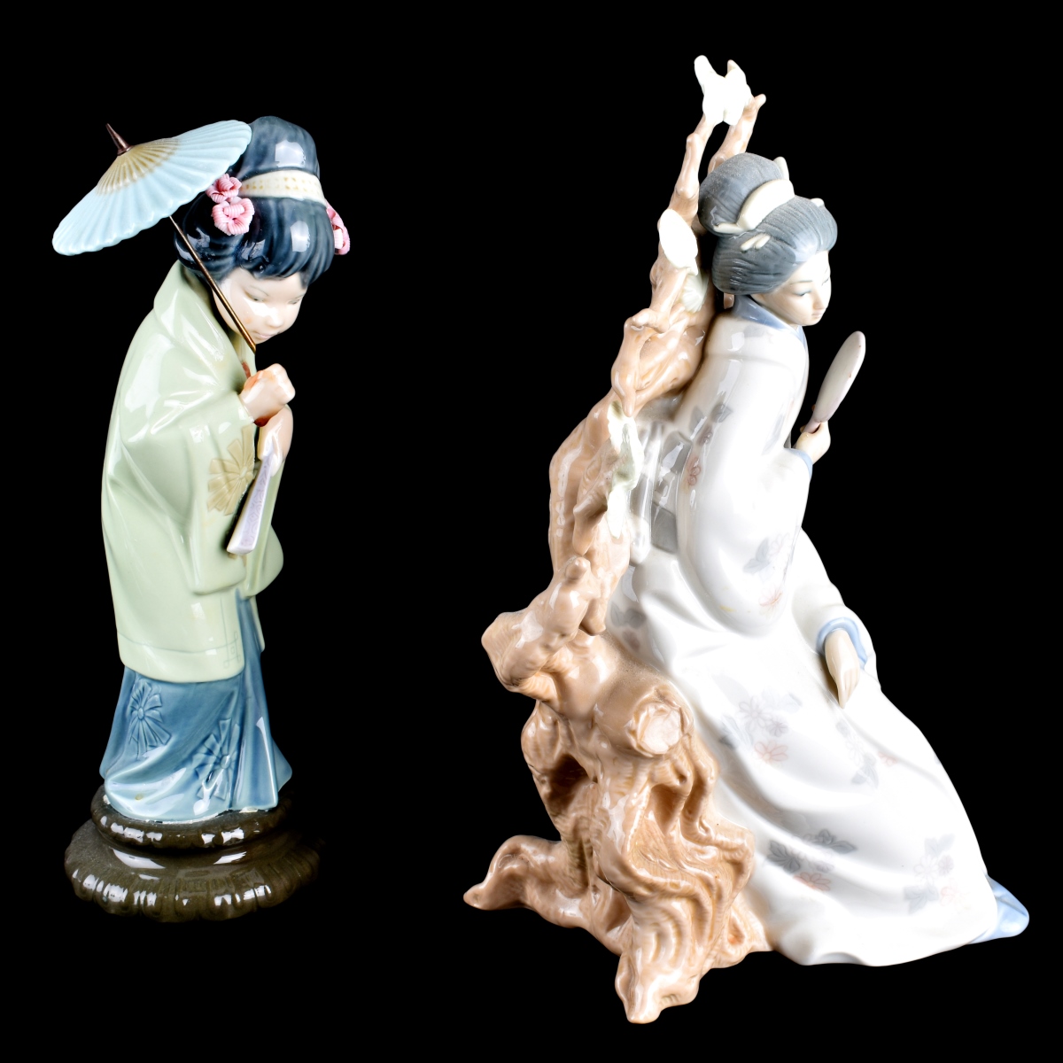 Grouping of Two (2) Lladro Porcelain Figurines