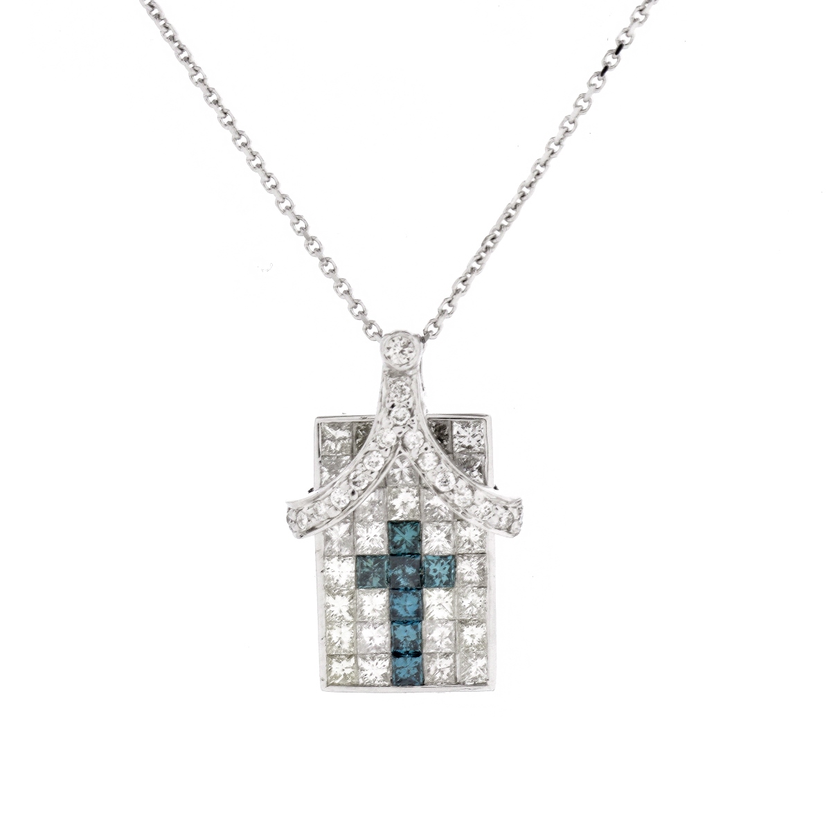 Diamond and 18K Pendant Necklace