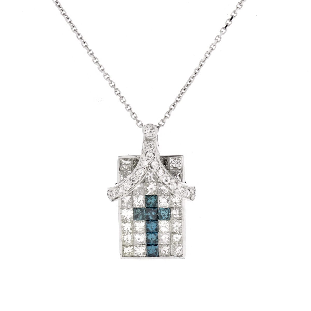 Diamond and 18K Pendant Necklace