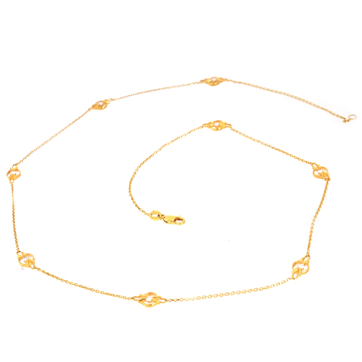 Diamond and 14K Necklace