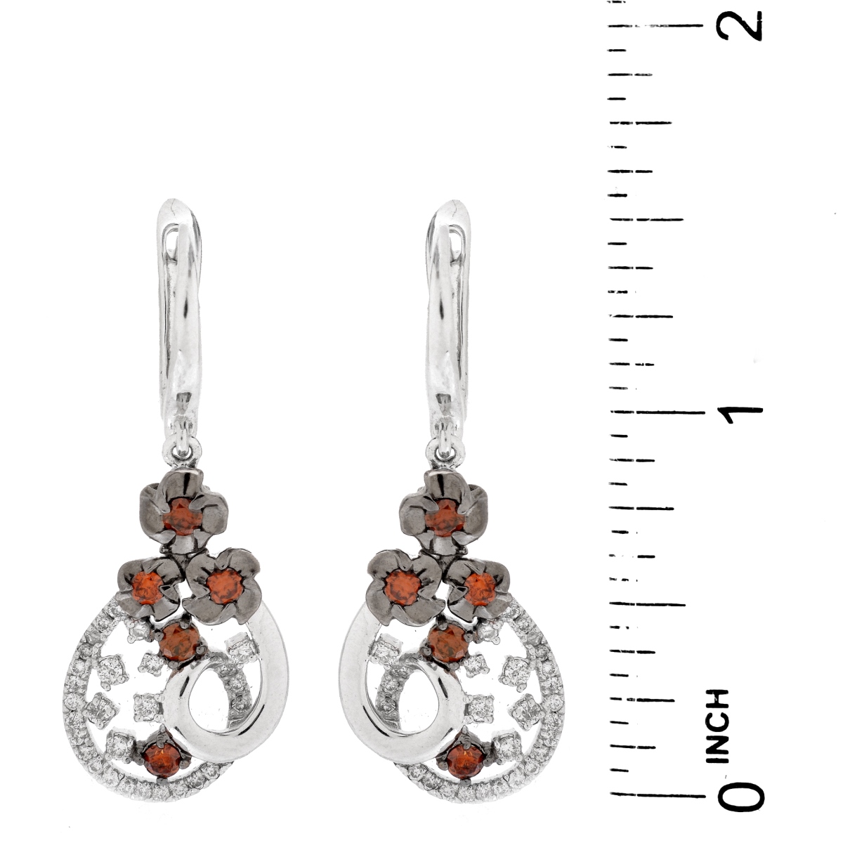 Diamond and 14K Earrings