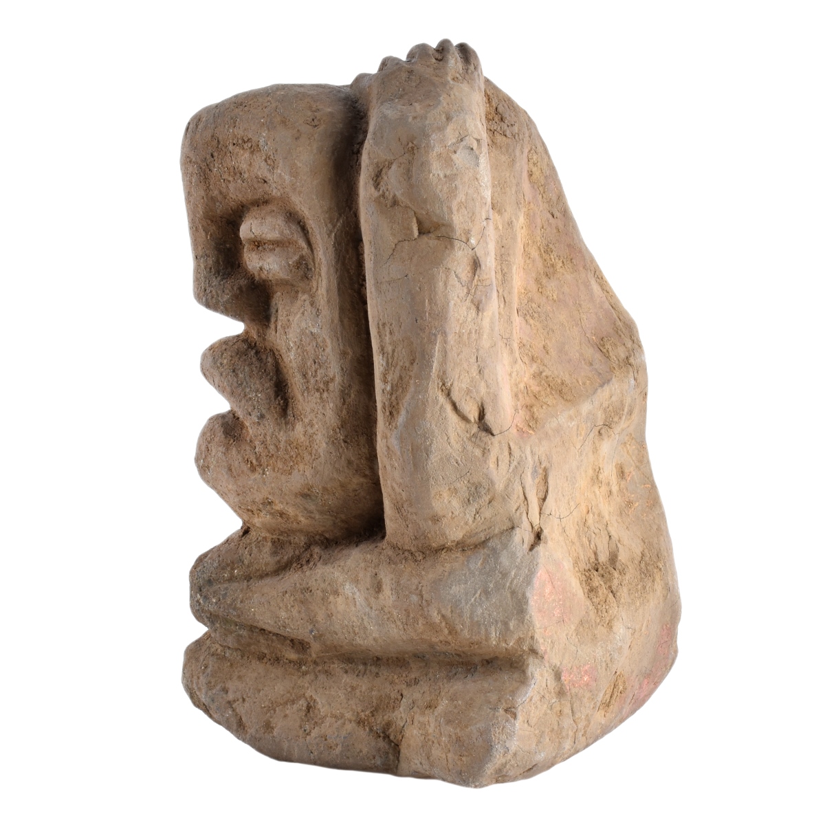 Pre Columbian or Late Olmec Stone Sculpture