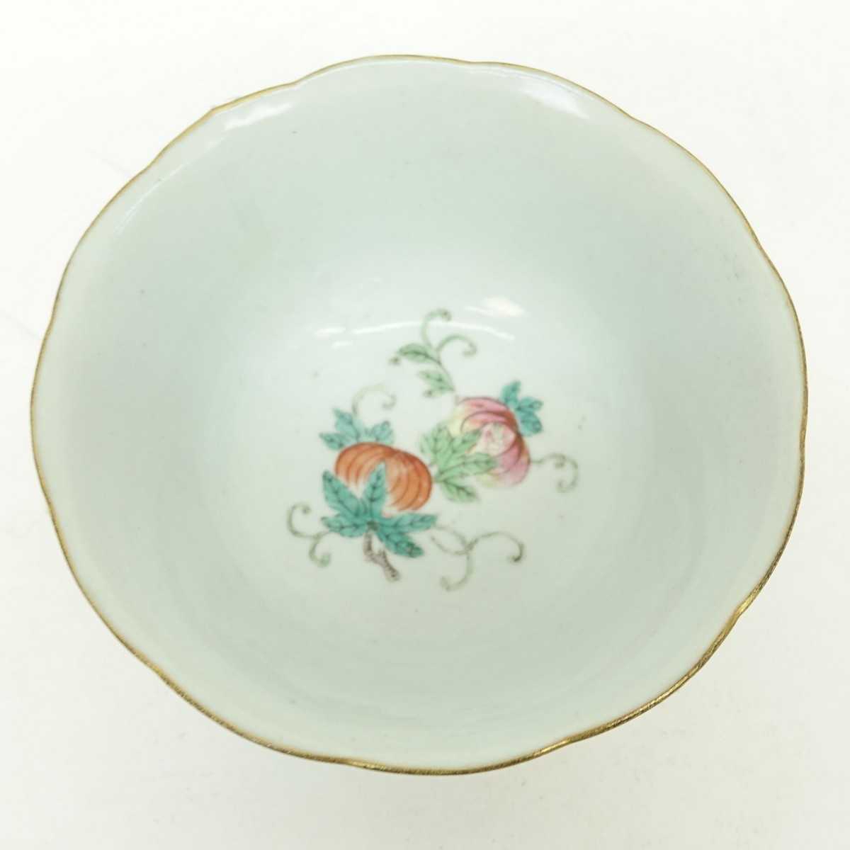 Antique Chinese Turquoise Ground Porcelain Bowl