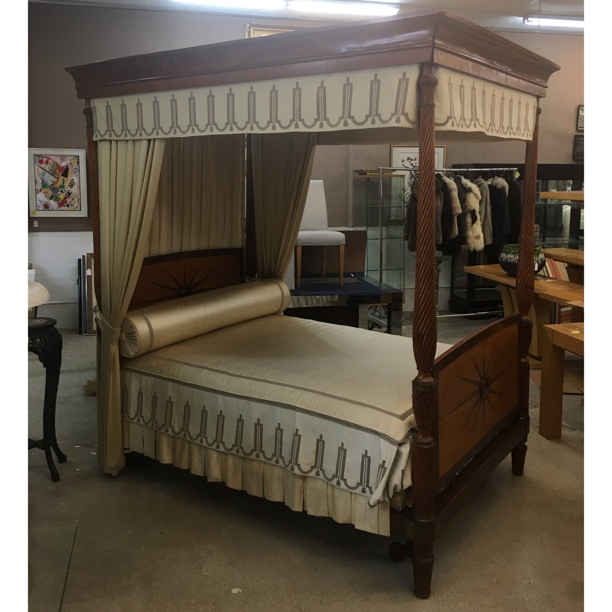 18/19th Century American Sheraton Tester Bed