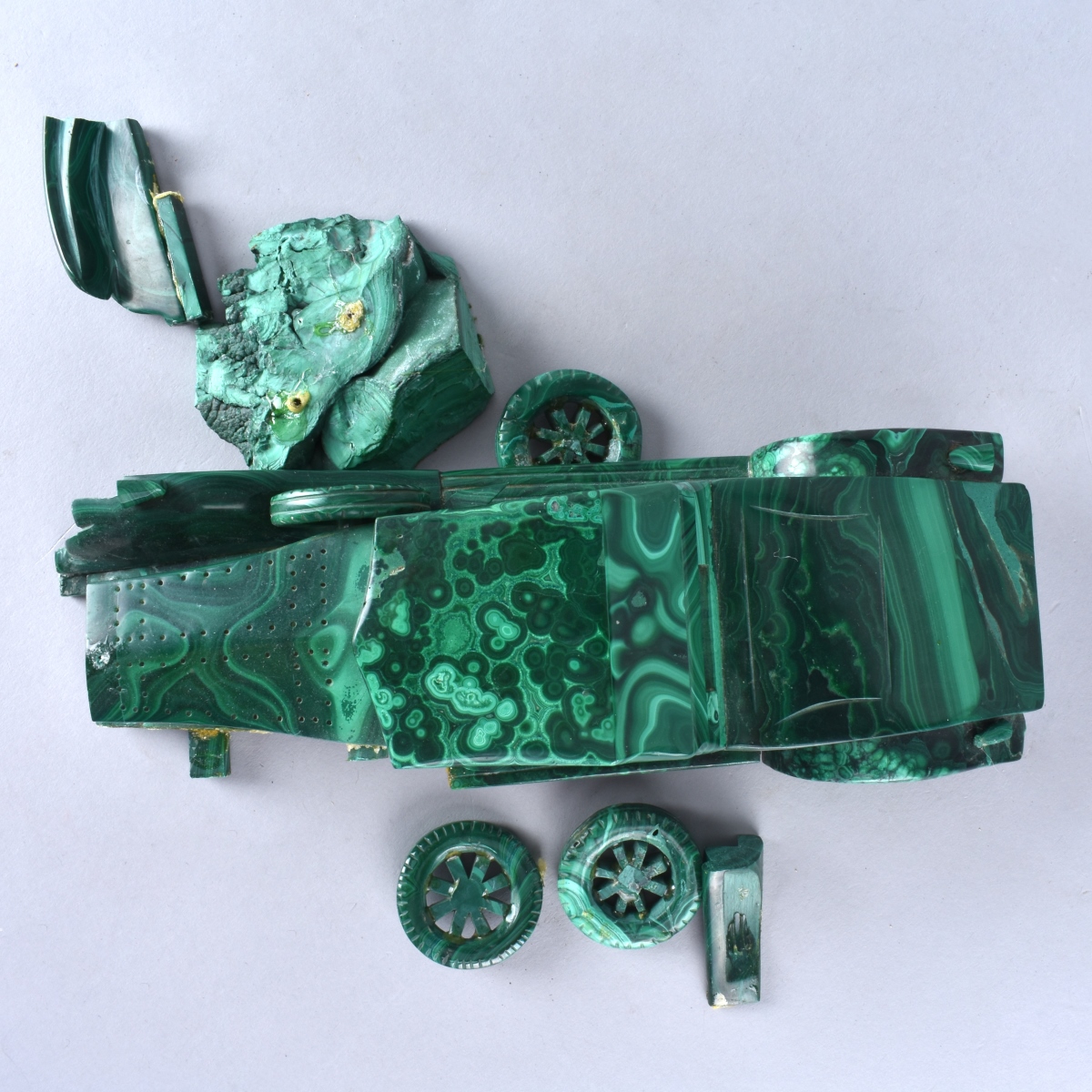 Vintage Malachite Car