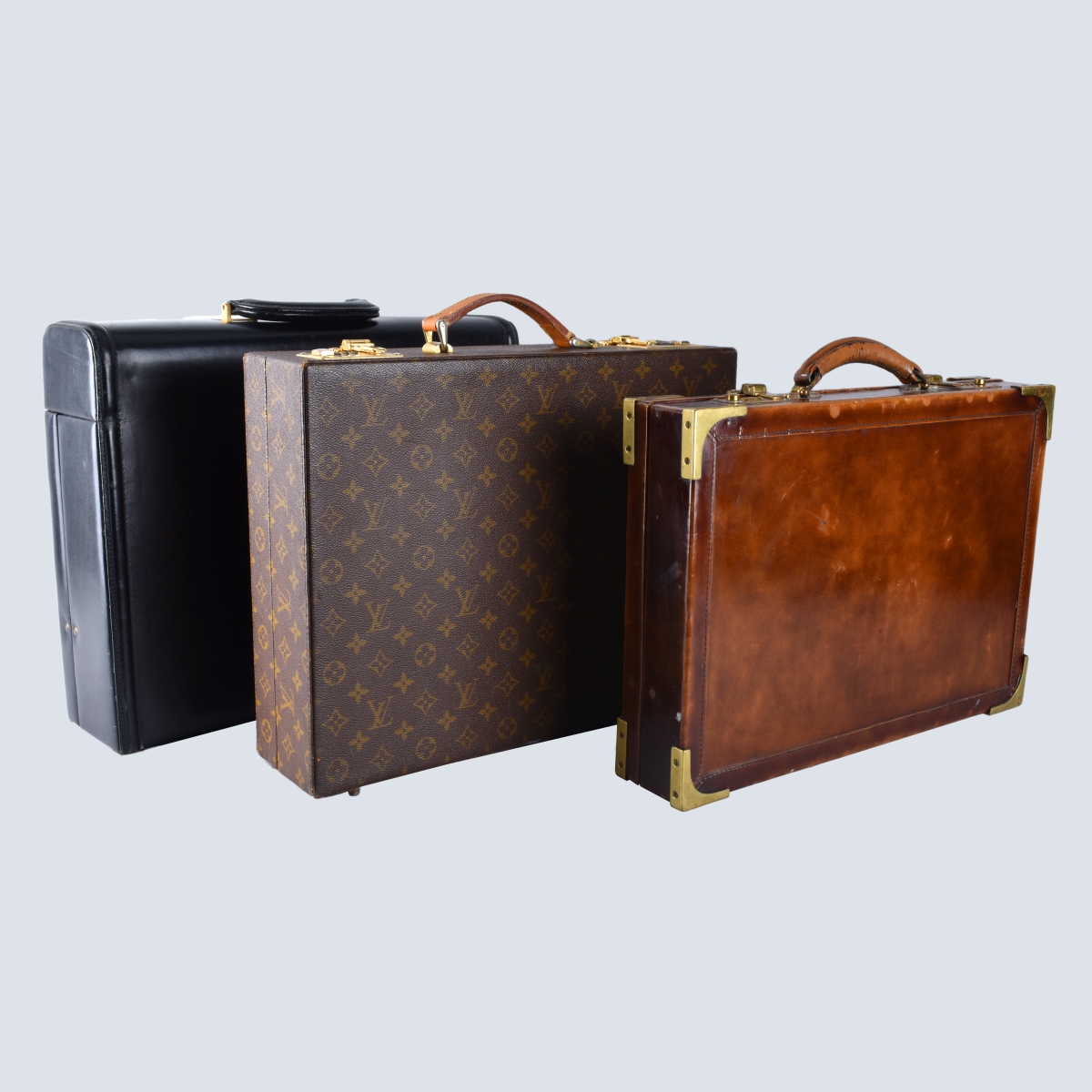 Three Vintage Briefcases