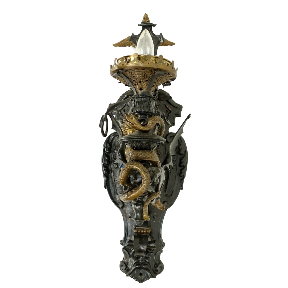 Bronze Angel Dragon Sconce