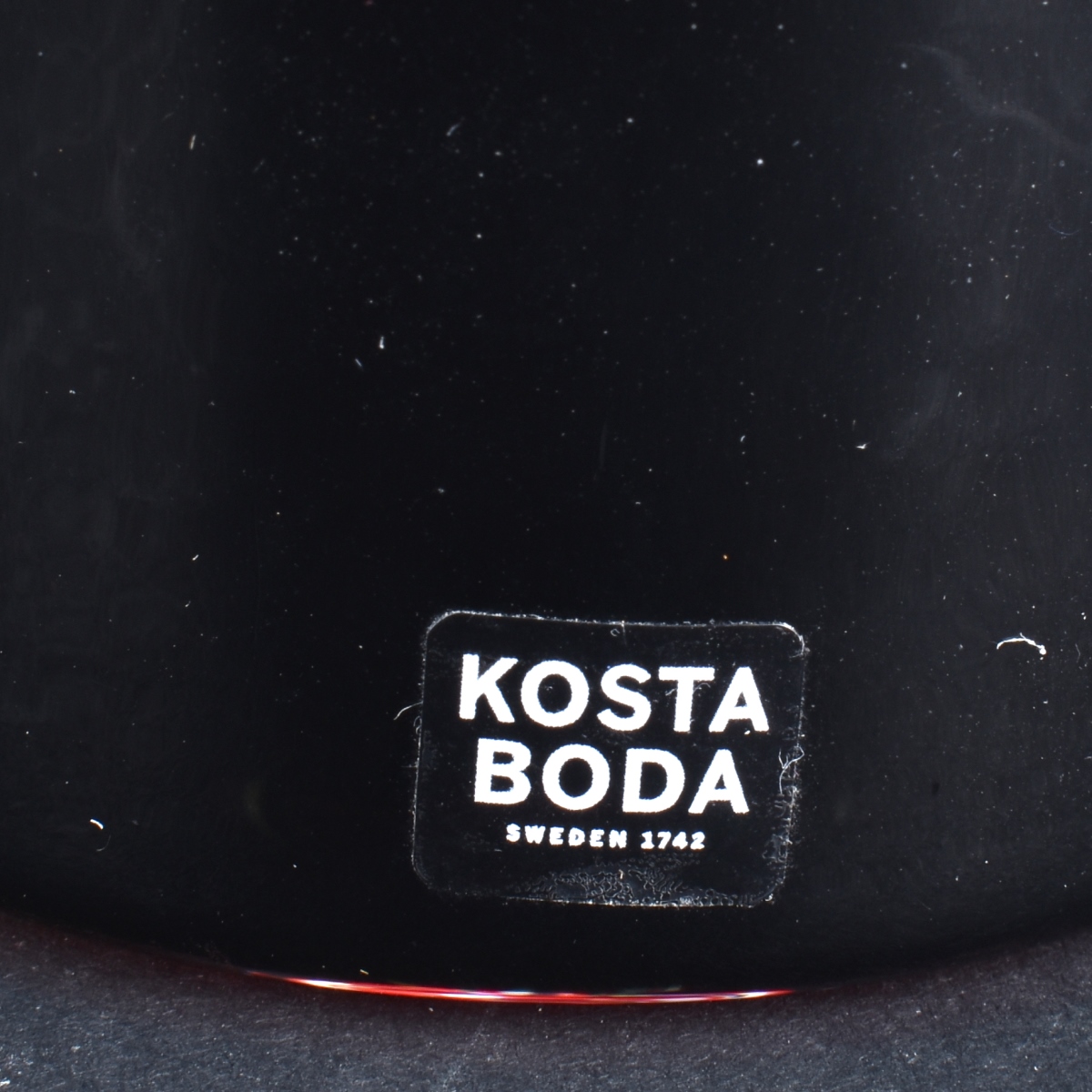 4 PC Kosta Boda Factice Make Up Art Glass