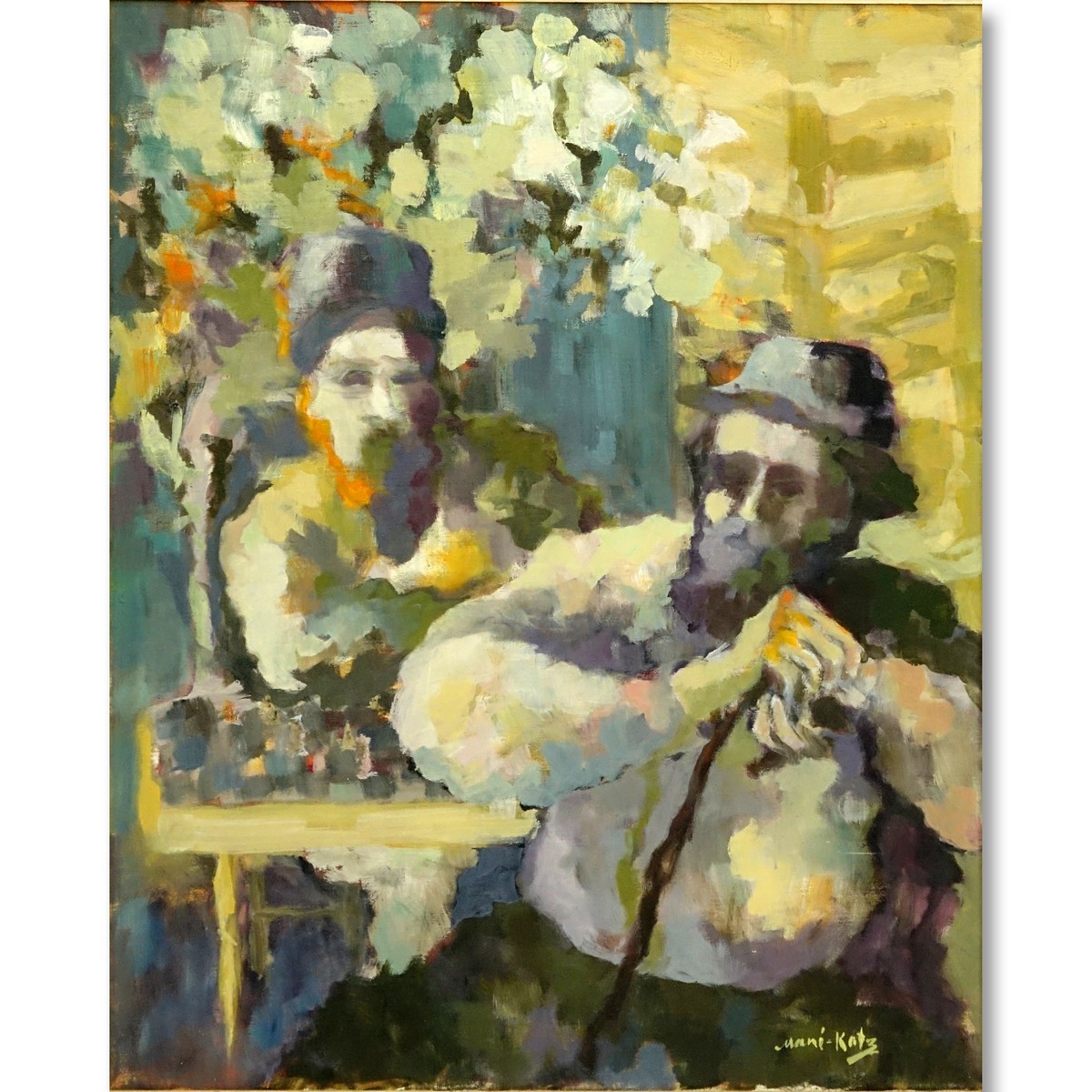 Mané-Katz, French/Ukranian (1894–1962) Oil on Canvas. Signed lowe
