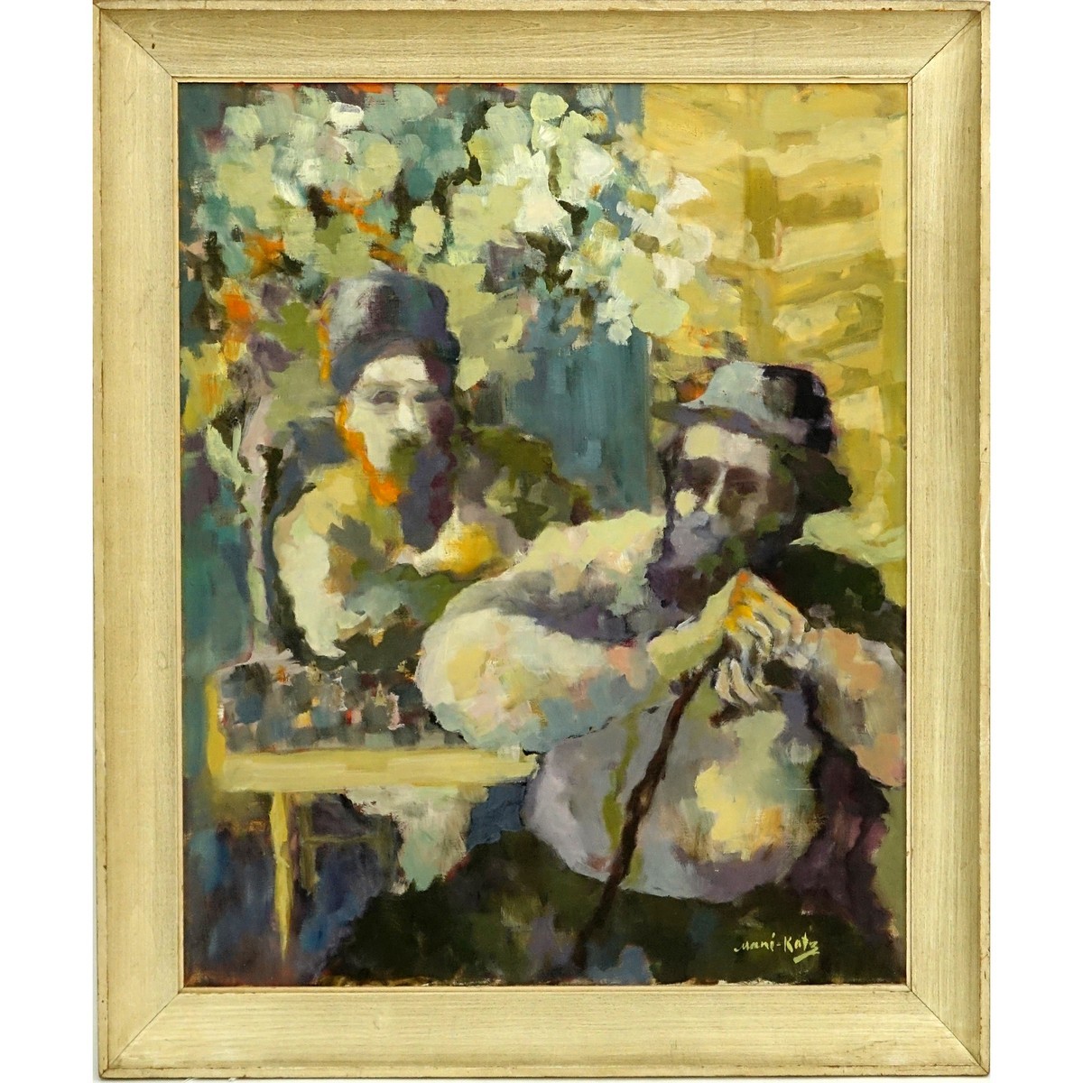 Mané-Katz, French/Ukranian (1894–1962) Oil on Canvas. Signed lowe