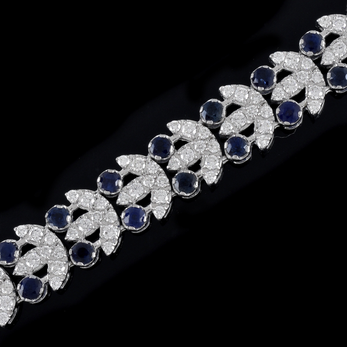 Sapphire, Diamond and 18K Bracelet