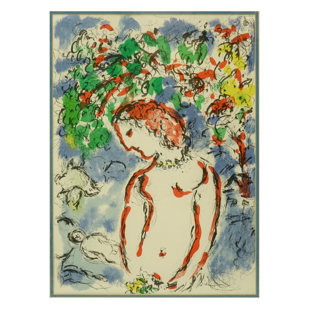 Marc Chagall (1887-1985) Color Lithograph