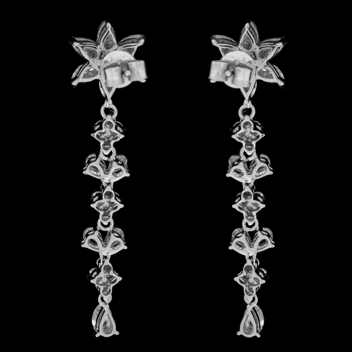 Diamond and 18K Earrings