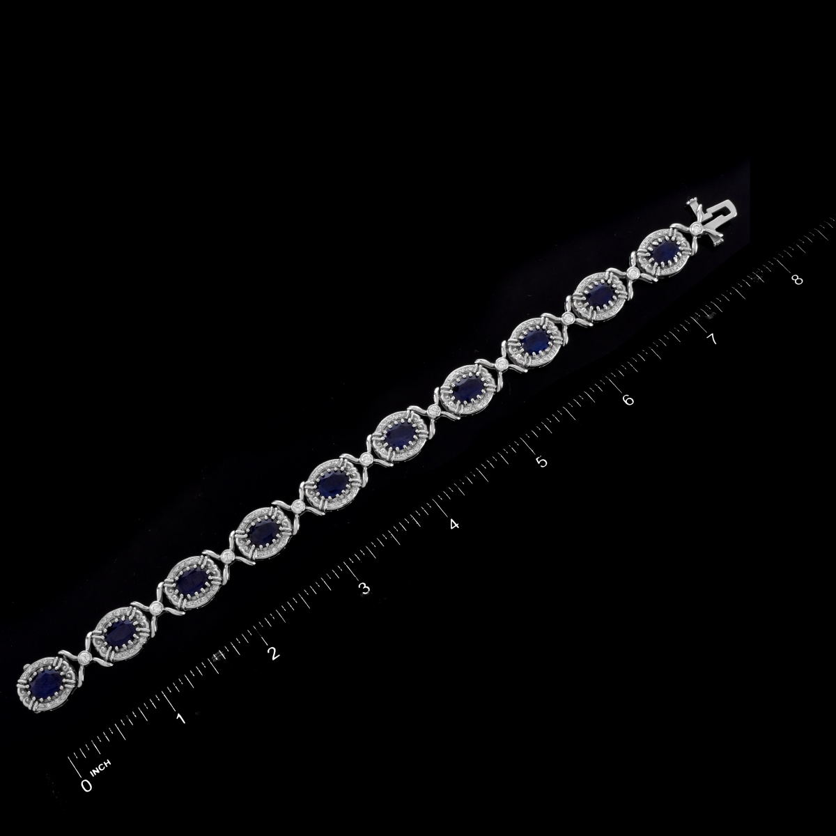 Sapphire, Diamond and 18K Bracelet