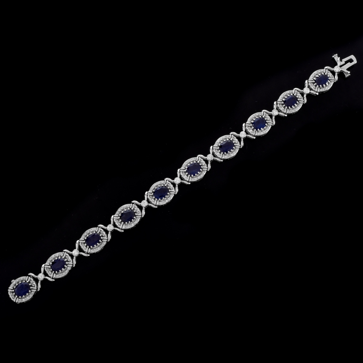 Sapphire, Diamond and 18K Bracelet