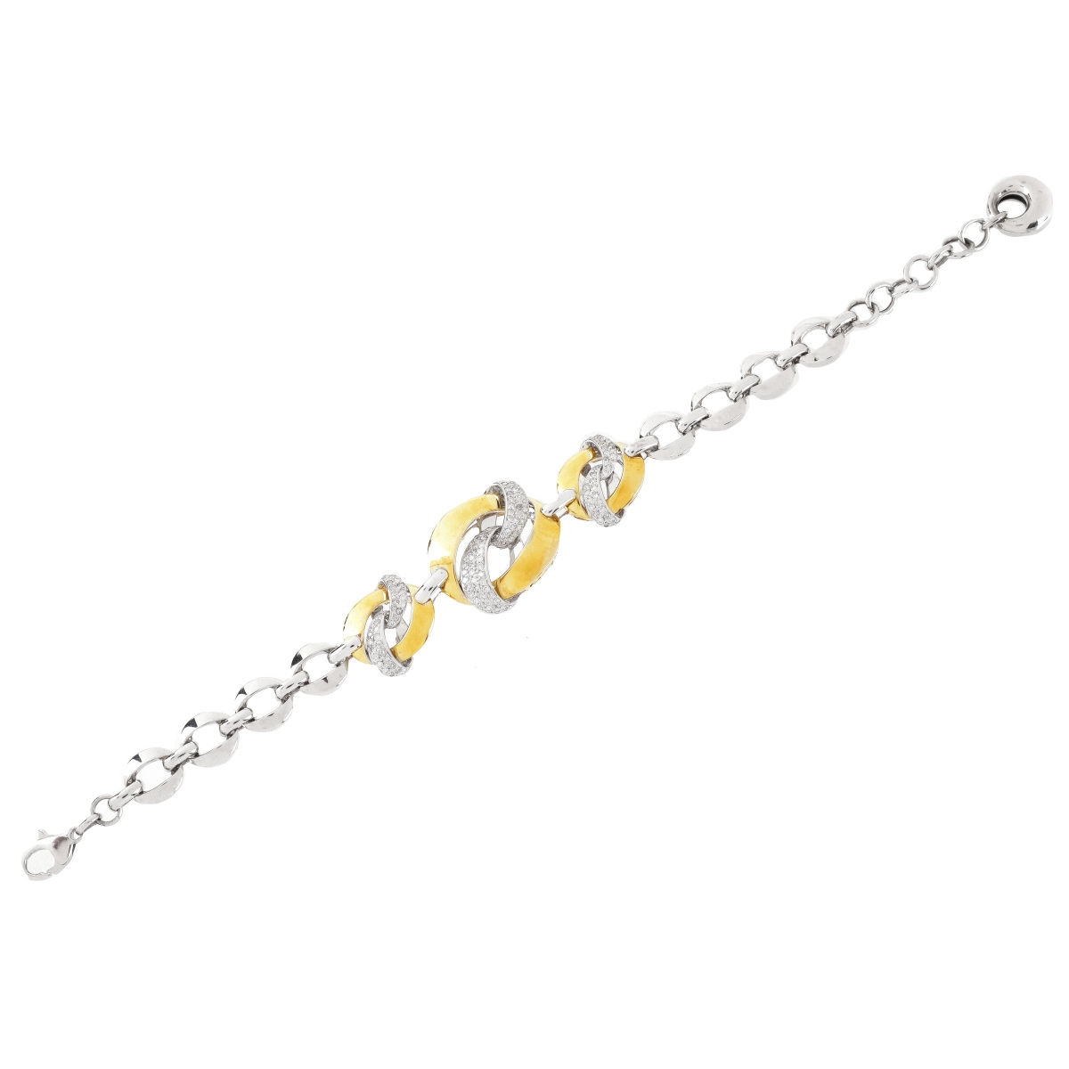 Diamond and 14K Bracelet