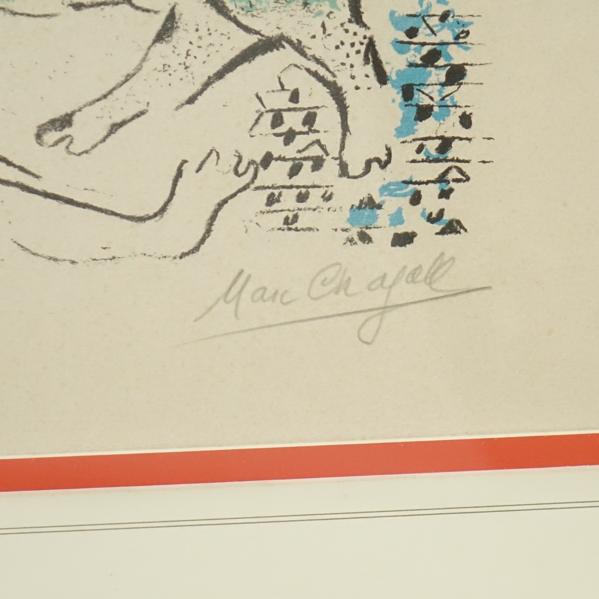 Marc Chagall (1887-1985) Color Lithograph