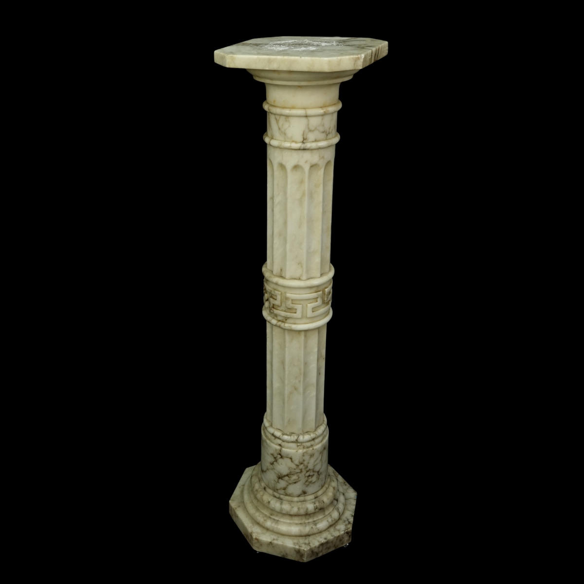 19/20th Century Neoclassical Style Marble Pedestal