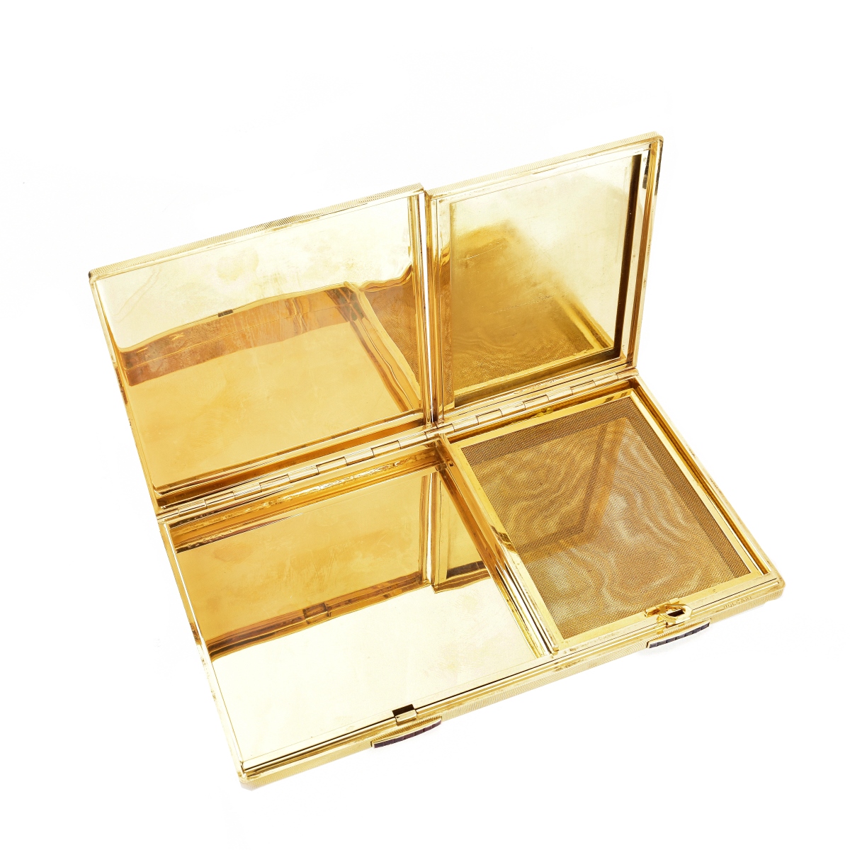 Vintage Bulgari Gold Compact