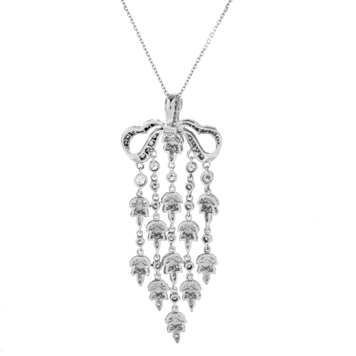 Diamond and 18K Pendant Necklace