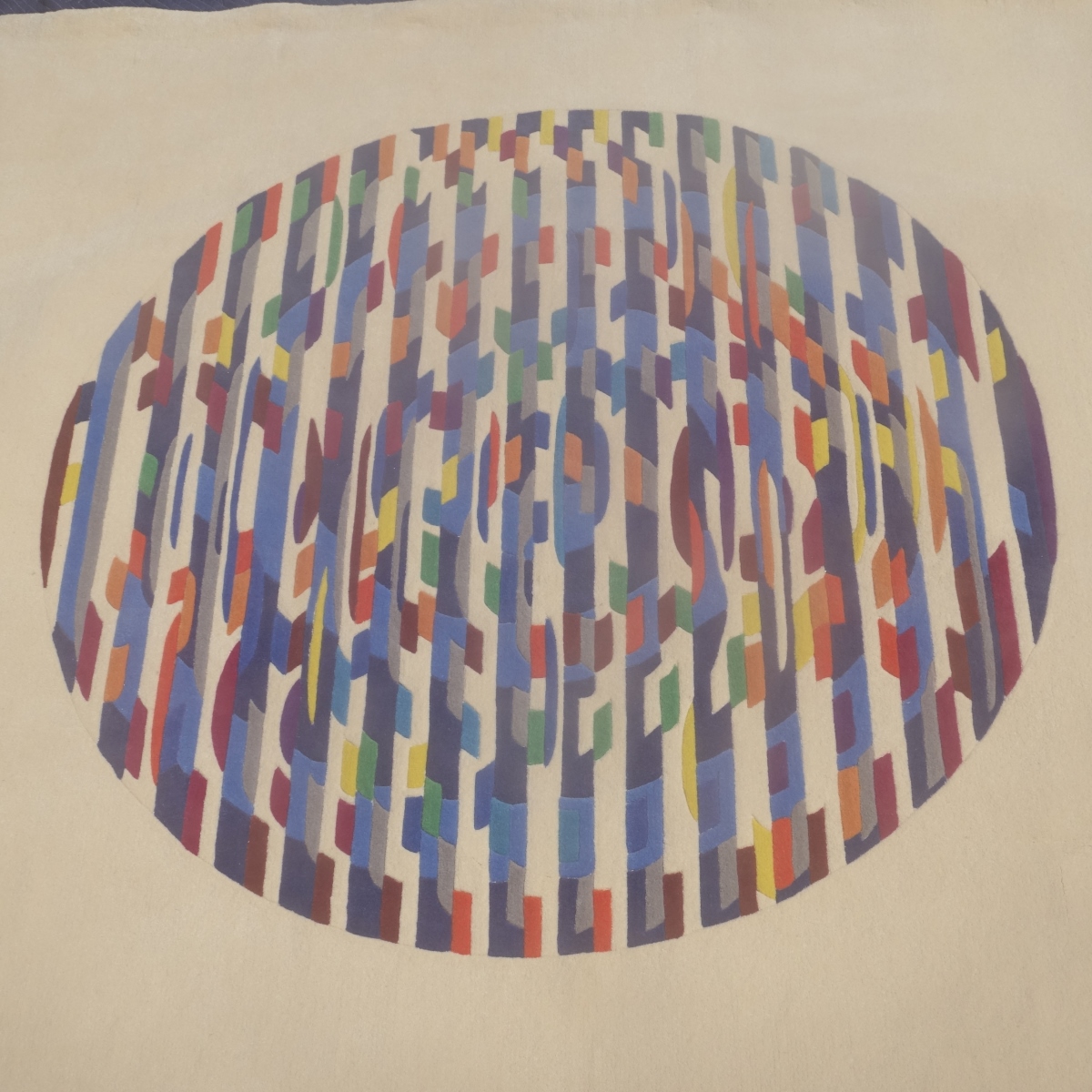 Yaacov Agam (b. 1928) "Festival" Tapestry