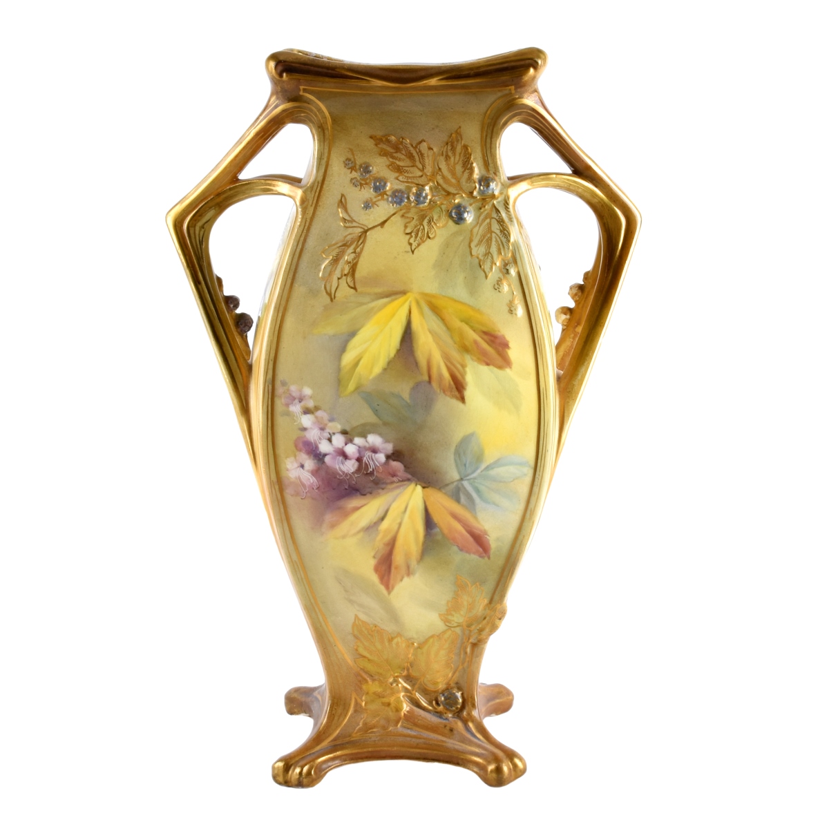 Royal Bonn Gilded Porcelain Vase